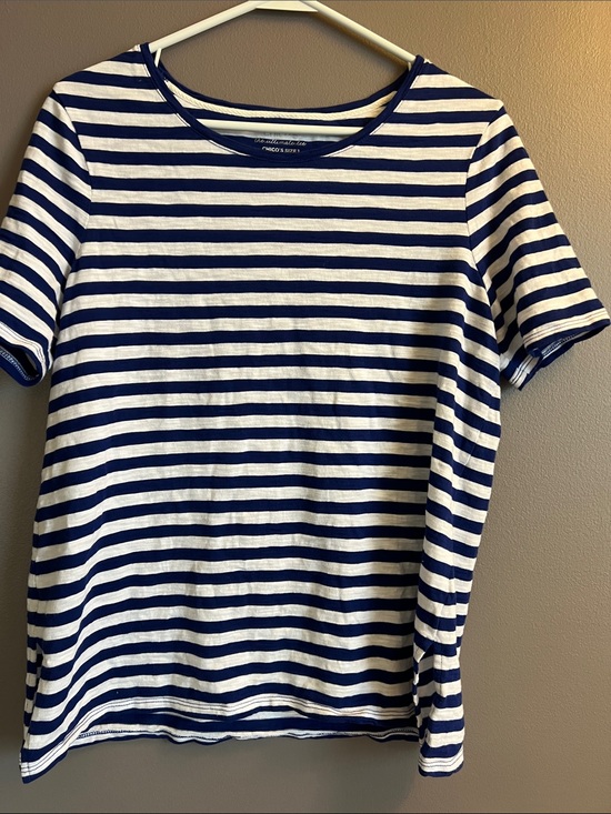 Chico's Tops - Blue and white striped Chico’s tee